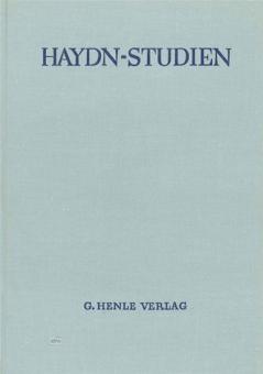 Haydn-Studien Einbanddecke 8 