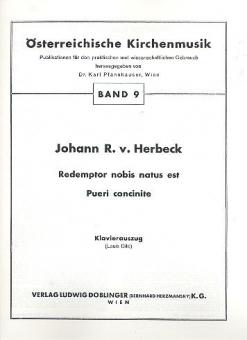Redemptor nobis natus est / Pueri concinite 