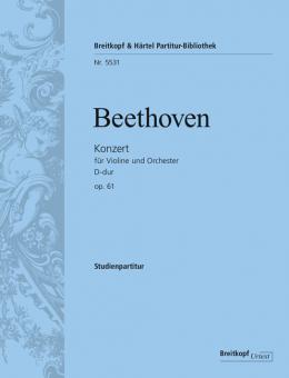 Konzert für Violine und Orchester op. 61 