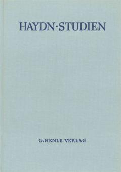 Haydn-Studien Einbanddecke 3 