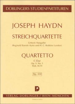 Streichquartett C-Dur Hob. III:19 op. 9/1 