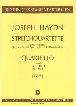 Streichquartett c-moll Hob. III:28 op. 17/4 