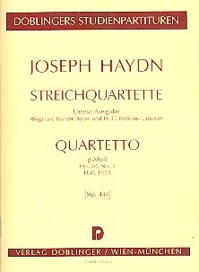 Streichquartett g-moll Hob. III:33 op. 20/3 