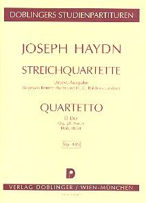 Streichquartett D-Dur Hob. III:34 op. 20/4 