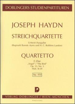Streichquartett C-Dur Hob. III:39 Vogel op. 33/3 