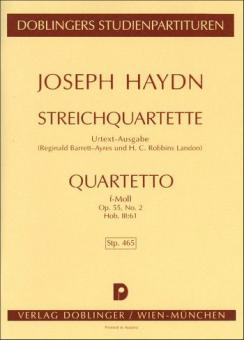 Streichquartett f-Moll Hob. III:61 Rasiermesser op. 55/2 
