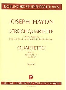 Streichquartett B-Dur Hob. III:67 op. 64/3 
