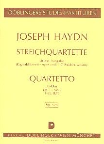 Streichquartett D-Dur Hob. III:70 op. 71/2 