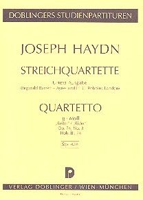 Streichquartett g-Moll Hob. III:74 Reiter op. 74/3 