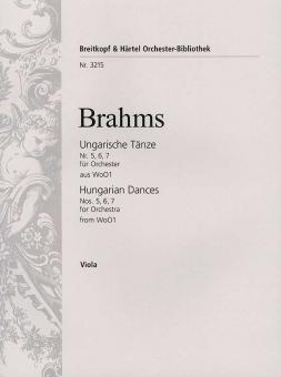 Ungarische Tänze 2: Nr. 5, 6, 7 aus WoO1 