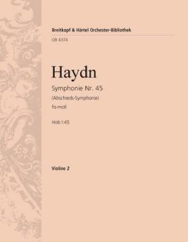 Symphonie Nr. 45 fis-moll Hob I:45 