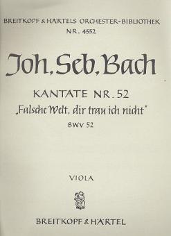 Falsche Welt, dir trau ich nicht 