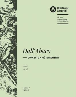 Concerto a piu instrumenti in e-moll op. 5 Nr. 3 