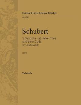 5 Deutsche mit 7 Trios und einer Coda D 90 