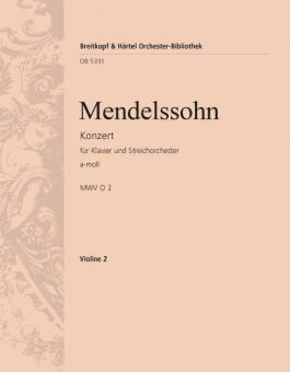 Konzert für Klavier und Streichorchester in a-moll 