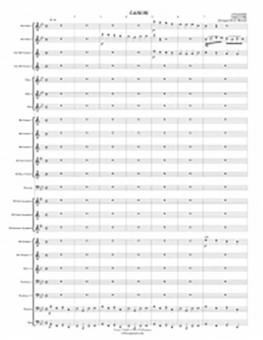 Canon (2 Flutes, 2 Clarinets With Band) 