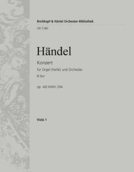 Orgelkonzert Nr. 6 B-Dur op. 4/6 HWV 294 