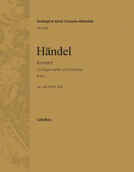 Orgelkonzert Nr. 6 B-Dur op. 4/6 HWV 294 
