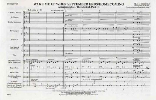 Wake Me Up When September Ends / Homecoming 
