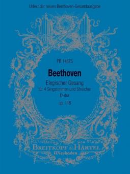 Elegischer Gesang op. 118 
