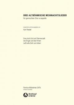 3 altböhmische Weihnachtslieder 