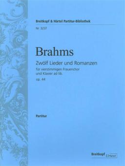 12 Lieder und Romanzen op. 44 