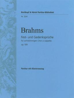 Fest- und Gedenksprüche op. 109 