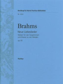 Neue Liebeslieder op. 65 