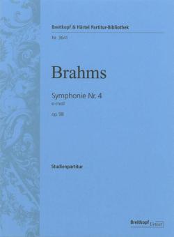 Symphonie Nr. 4 e-moll op. 98 