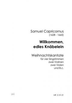 Willkommen, edles Knäbelein 