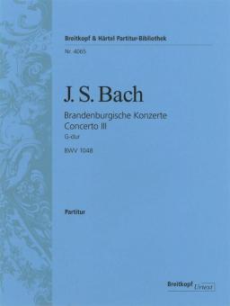 Brandenburgisches Konzert Nr. 3 in G-Dur BWV 1048 
