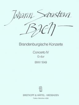 Brandenburgisches Konzert Nr. 4 in G-Dur BWV 1049 