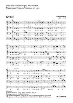 Messe für Männerchor 