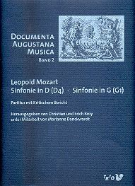Sinfonie in D (D4) und Sinfonie in G (G1) 