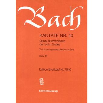 Darzu ist erschienen der Sohn Gottes 