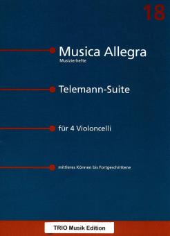 Telemann-Suite für vier Violoncelli 
