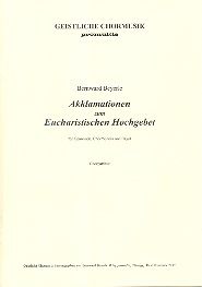 Akklamationen zum Eucharistischen Hochgebet 