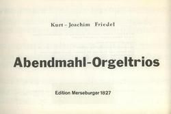 Abendmahl-Orgeltrios 