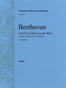 Die Ehre Gottes aus der Natur C-Dur op. 48 Nr. 4 