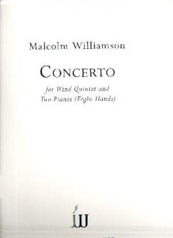 Concerto for Wind Quintet and Two Pianos (8 hands) 