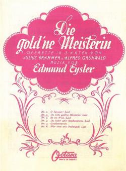 Du liebe gold'ne Meisterin 