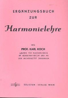 Ergänzungsbuch zur Harmonielehre 