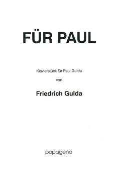 Für Paul 