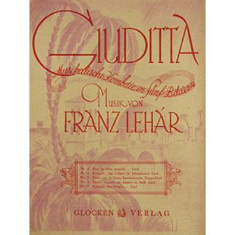 Giuditta, Liederheft 
