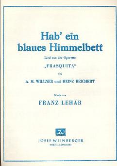 Hab' ein blaues Himmelbett 