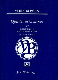 Horn Quintett c-moll op. 85 