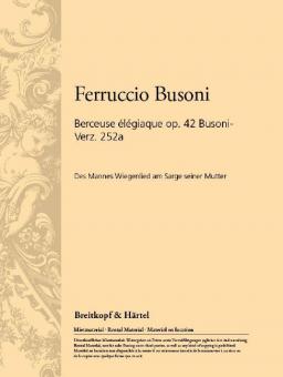 Berceuse élégiaque op. 42 