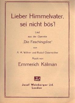 Lieber Himmelvater sei nicht bös' 