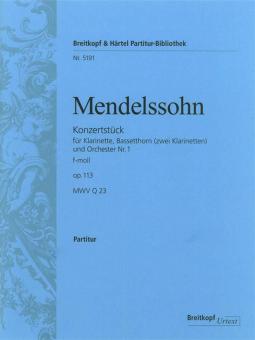 Konzertstück Nr. 1 in f-moll op. 113 