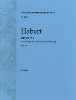Messe D-Dur op. 20 